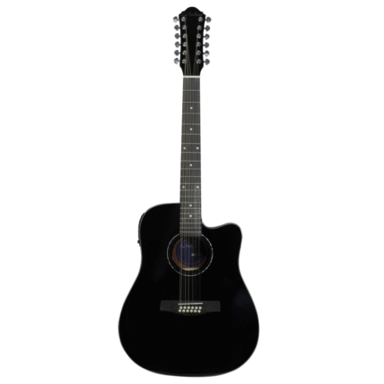 Guitarra Electroacústica Docerola La Sevillana TX-1200CEQBK