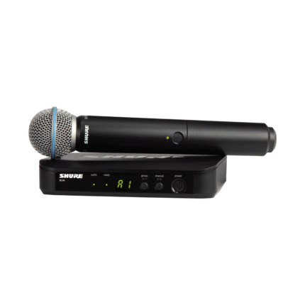 Sistema Vocal Inalámbrico Shure BLX24/B58 con Micrófono Beta 58A