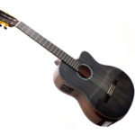 GUITARRA ELECTROACUSTICA TRES PINOS, NEGRO TRANSPARENTE MOD, TPCE-0700 BK