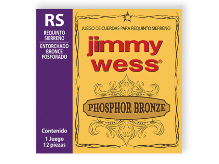 ENCORDADURA JIMMY WESS DE 12 CUERDAS PARA REUINTO SIERREÑO MOD. JWRS-1012BF