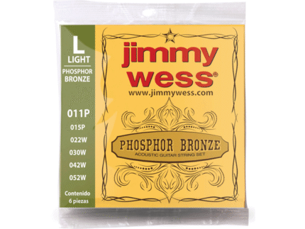 ENCORDADURA JIMMY WESS PARA GUITARRA ACUSTICA DE 6 CUERDAS MOD JWGA-811BF